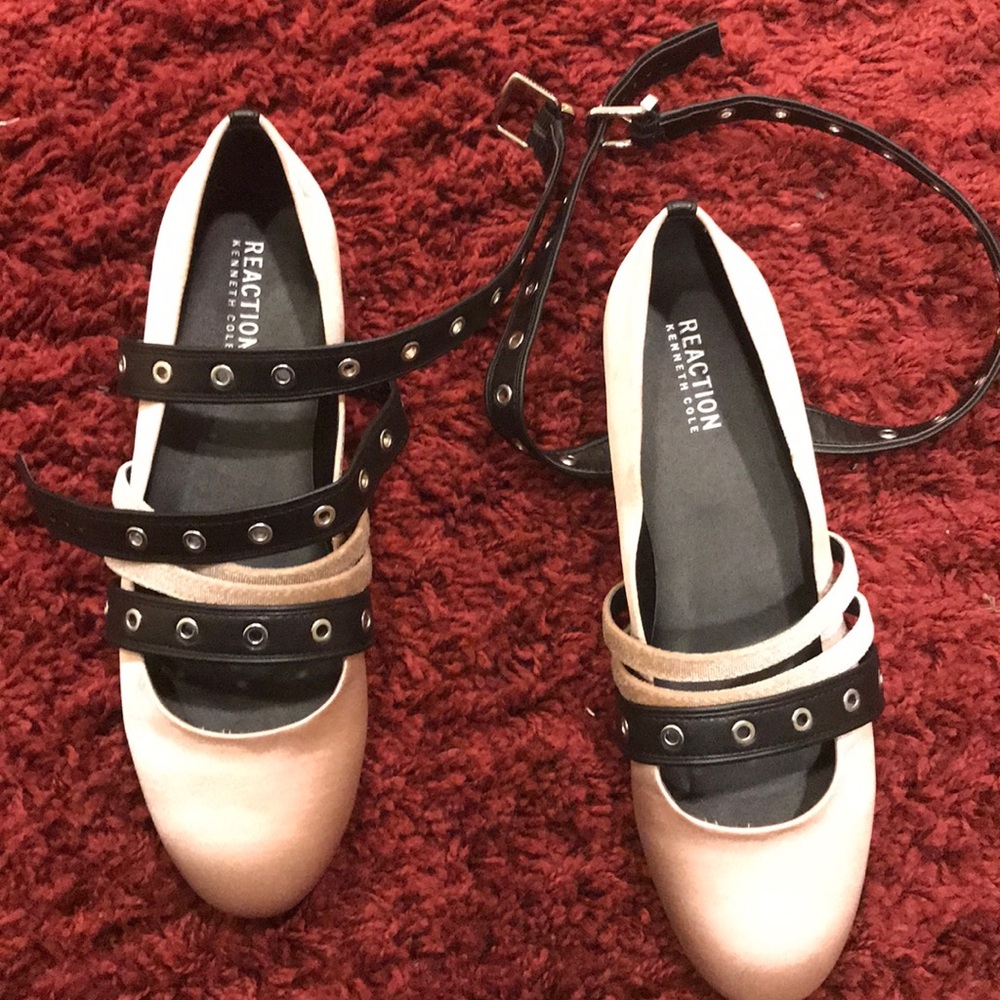 Kenneth Cole Ballet Flats with Ankle Straps